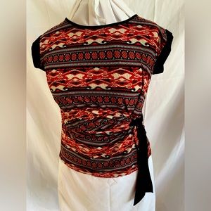 Mandy Evans side tie shirt